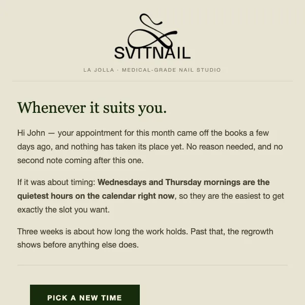 Email preview
