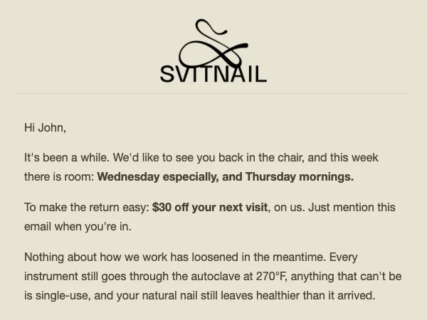 Email preview